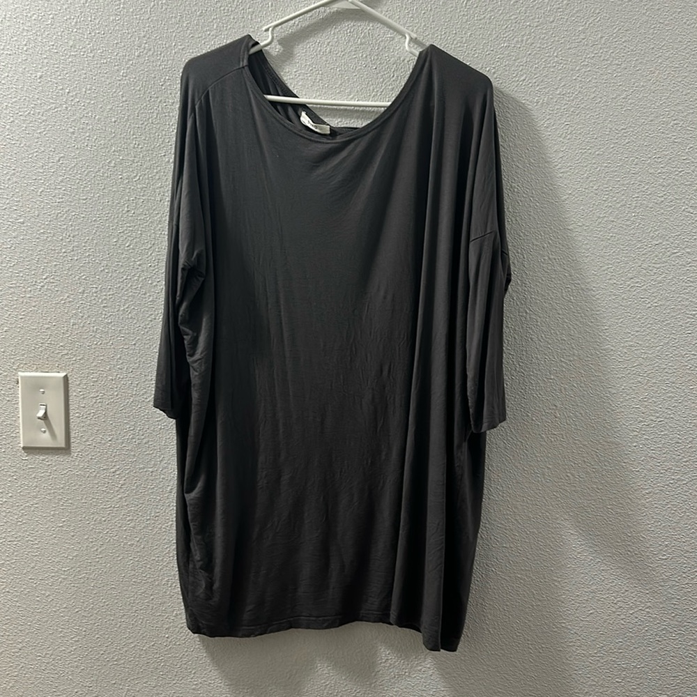 Grey Piko Short Dress